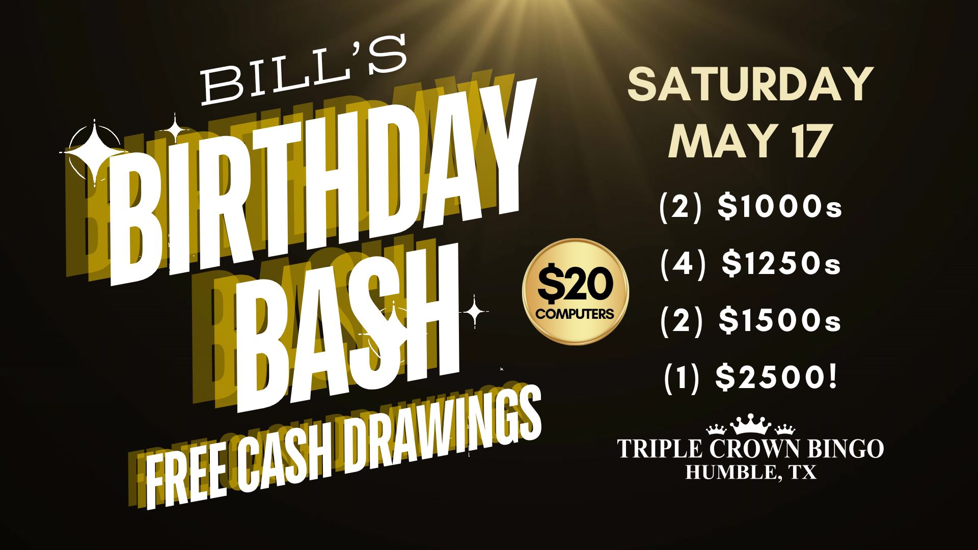Bill's Birthday bash
